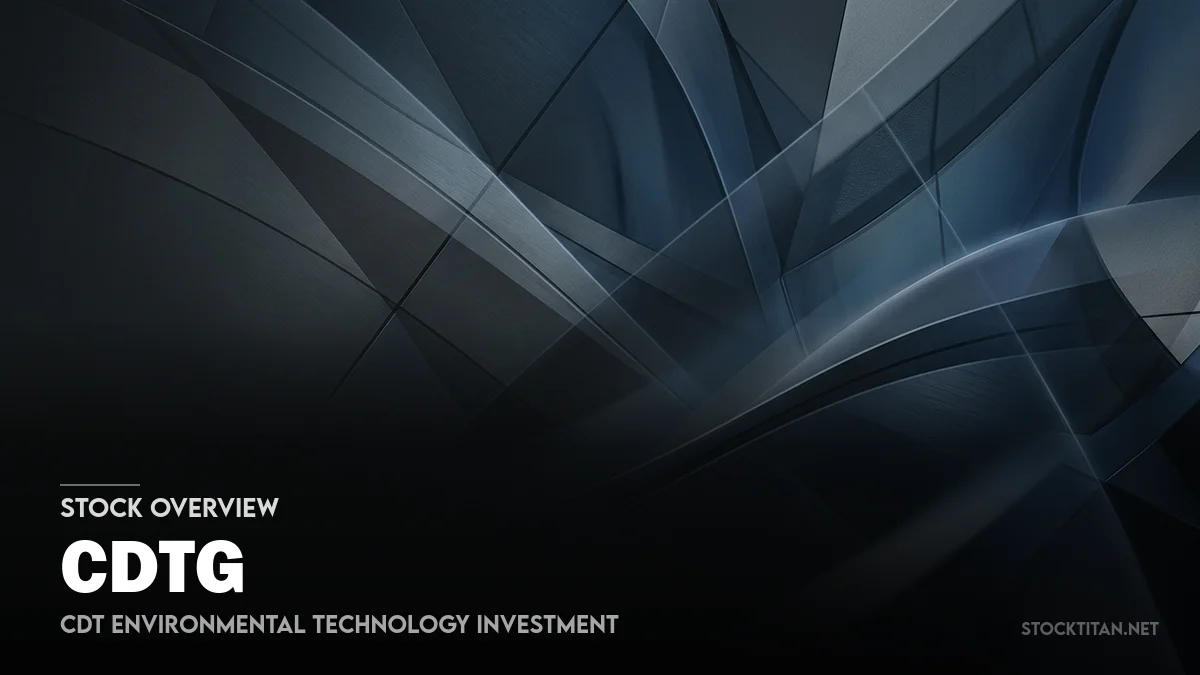 CDTG Stock Price, News & Analysis | CDT Environmental Technology ...