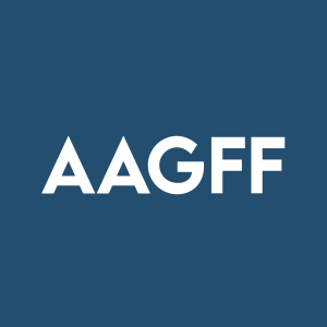 Stock AAGFF logo