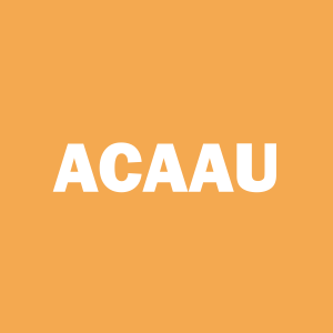 Stock ACAAU logo