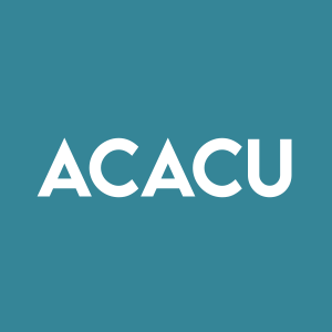 Stock ACACU logo