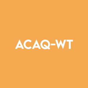 Stock ACAQ-WT logo