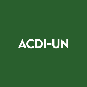Stock ACDI-UN logo