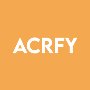 Stock ACRFY logo