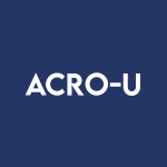 ACRO-U Stock Logo