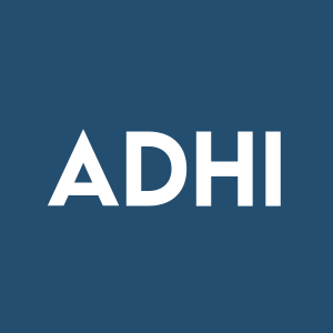 Stock ADHI logo