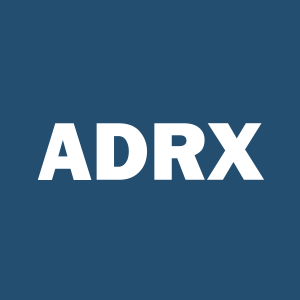 Stock ADRX logo