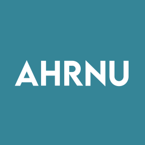 Stock AHRNU logo