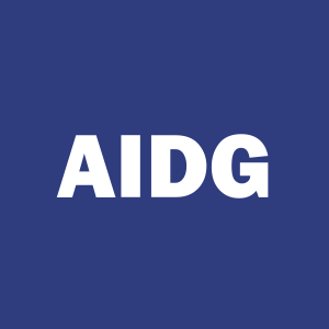 Stock AIDG logo