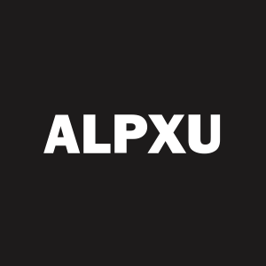 Stock ALPXU logo