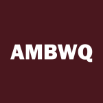 AMBWQ Stock Logo