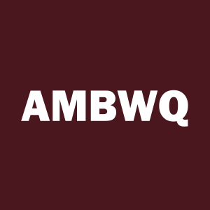Stock AMBWQ logo