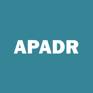 Stock APADR logo