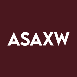 Stock ASAXW logo