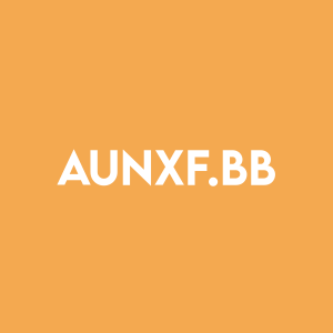 Stock AUNXF.BB logo