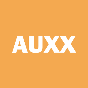Stock AUXX logo