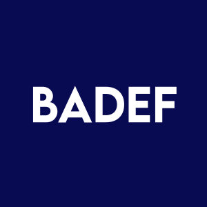 Stock BADEF logo
