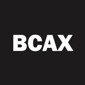 Stock BCAX logo