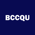 BCCQU Stock Logo