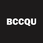 BCCQU Stock Logo