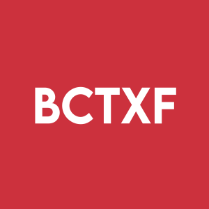 Stock BCTXF logo