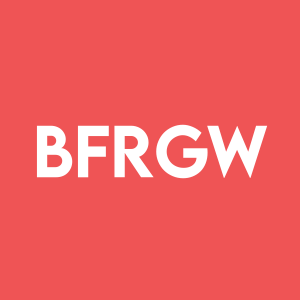 Stock BFRGW logo