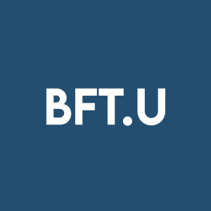 Stock BFT.U logo