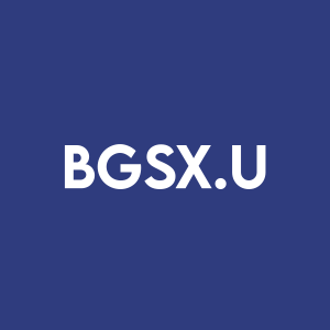 Stock BGSX.U logo