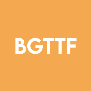 Stock BGTTF logo