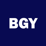 BGY Stock Logo