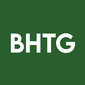 Stock BHTG logo