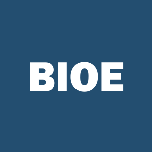 Stock BIOE logo