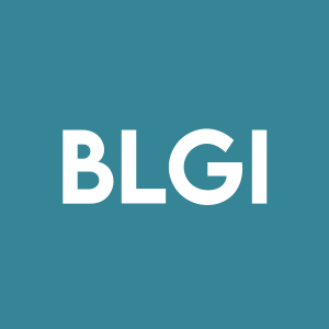 Stock BLGI logo