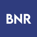 BNR Stock Logo
