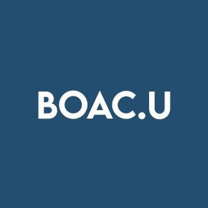 Stock BOAC.U logo