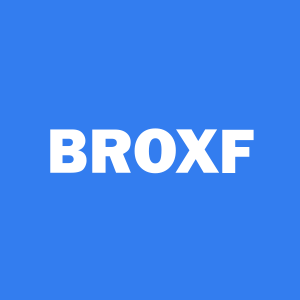 Stock BROXF logo