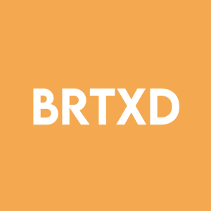 Stock BRTXD logo