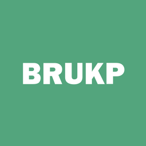 Stock BRUKP logo