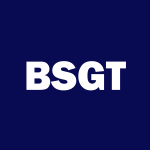 BSGT Stock Logo