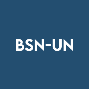 Stock BSN-UN logo