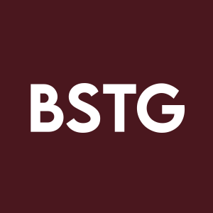 Stock BSTG logo