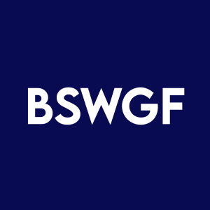 Stock BSWGF logo