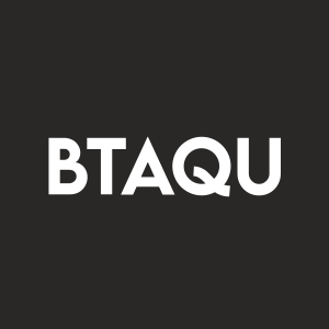 Stock BTAQU logo