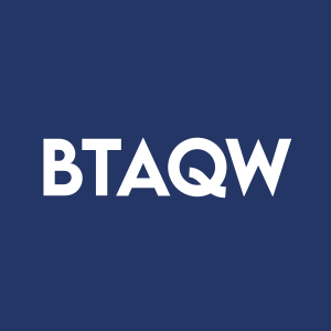 Stock BTAQW logo