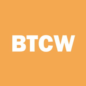 Stock BTCW logo