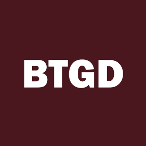 Stock BTGD logo