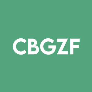 Stock CBGZF logo