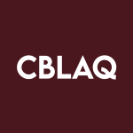 CBLAQ Stock Logo