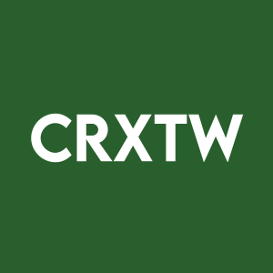 Stock CRXTW logo
