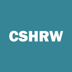 Stock CSHRW logo