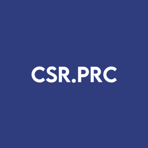 Stock CSR.PRC logo